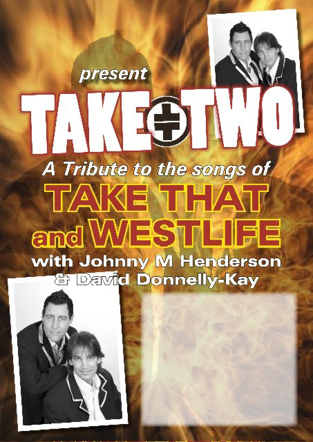 David Donnelly-Kay & Johnny M Henderson Tribute to Take That & Westlife poster